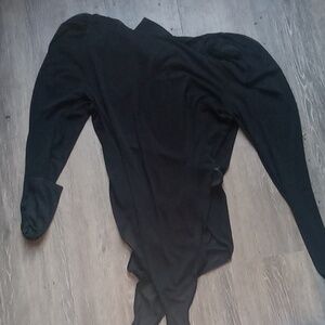 Forever twenty one plus sheer body suit long sleeve 3 X